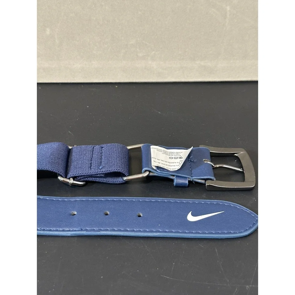Nike Baseball Softball Elastic‎ Belt Navy Blue Adjustable One Size NBL09416OS